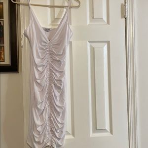 White fashion nova dress